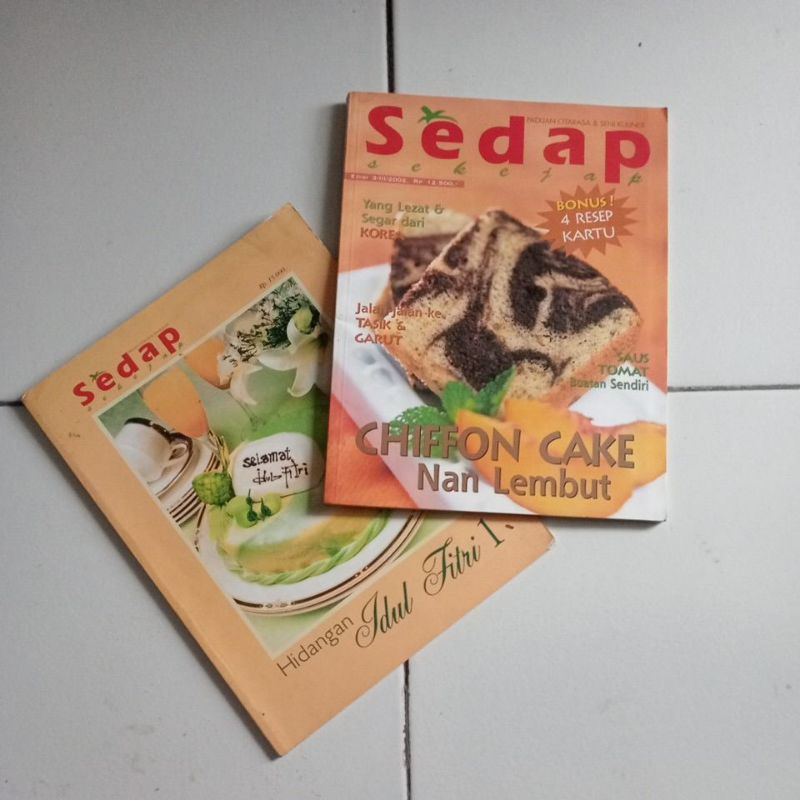 Majalah SEDAP SEKEJAP Original Bekas Baca Deskripsi