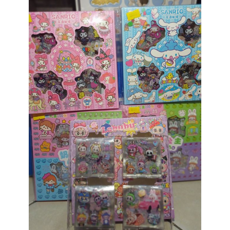 

Hyven Toys Sticker 100 PCS Lucu untuk Diary, Notes dan Barang Favorit