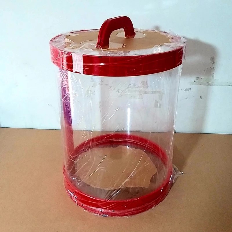 Tabung minuman es buah D30 Tinggi 40 Cm Aquarium 25 Liter