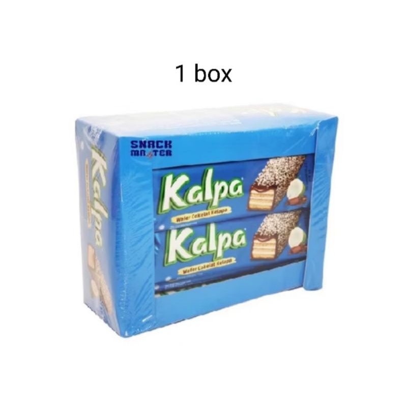 

wafer coklat KALPA bertabur parutan kelapa 1 box