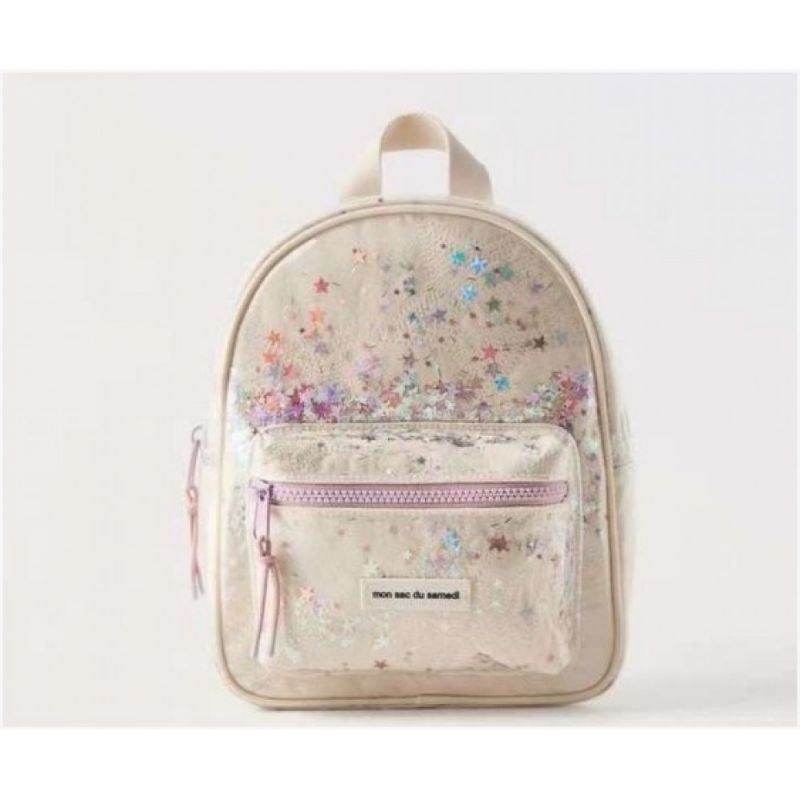 Tas ZARA import star Glitter/tas anak/tas ransel