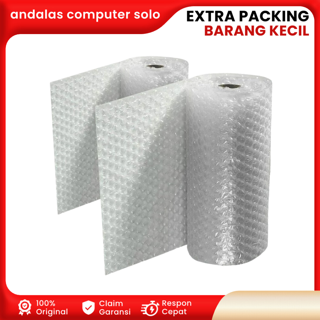 

EXTRA TAMBAHAN PACKING BUBBLE WRAP KHUSUS BARANG KECIL