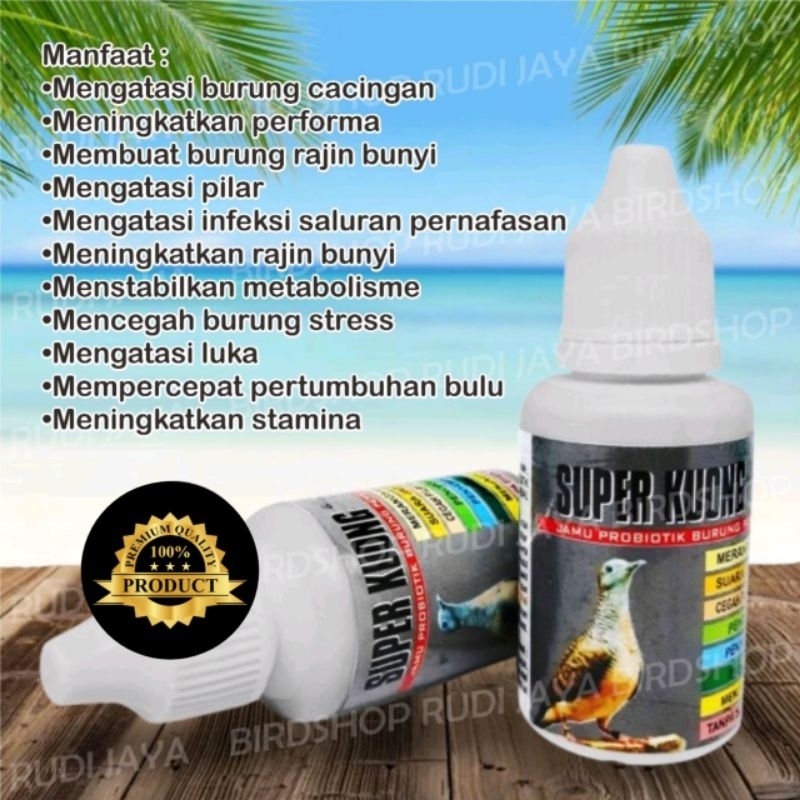 VITAMIN BURUNG PERKUTUT SUPER KUONG SUPER KICAU OBAT PENAMBAH DURASI KUALITAS SUARA KRISTAL VTSKOSK