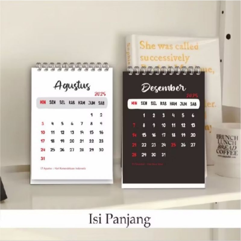 

KALENDER MEJA A6 2025 / KALENDER MEJA AESTHETIC/ KALENDER MEJA UKURAN A6 2025/ KALENDER A6/ KALENDER SIMPLE/