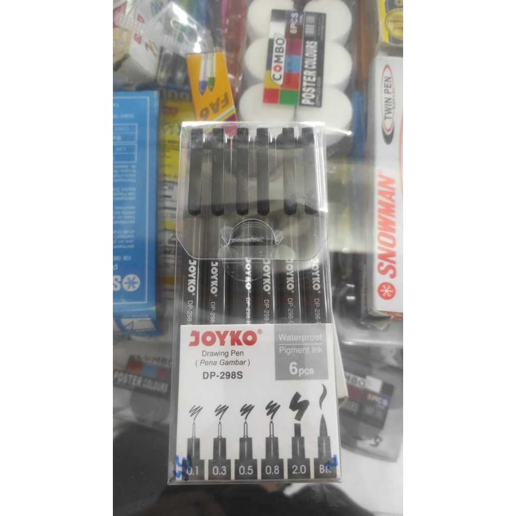 

Drawing Pen Joyko DP-298S (6 mata) per set