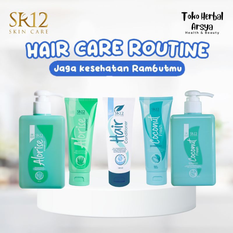SR12 Hair Care SR12 Shampoo Coconut SR12 Shampoo Alorise SR12 Conditioner Perawatan Rambut Shampoo R