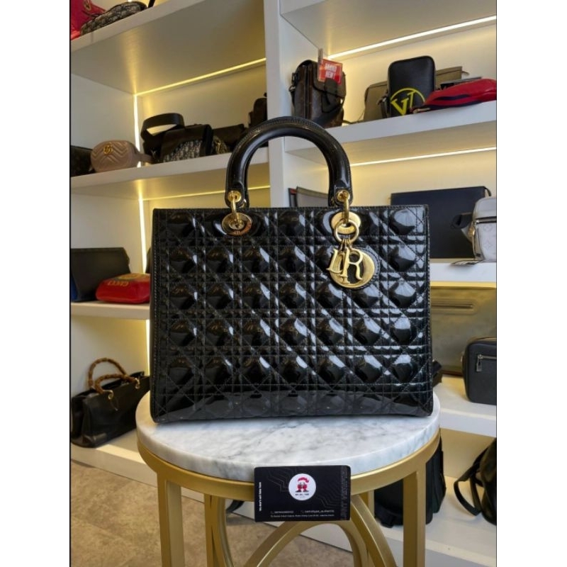 Dior Lady Dior Black Bag