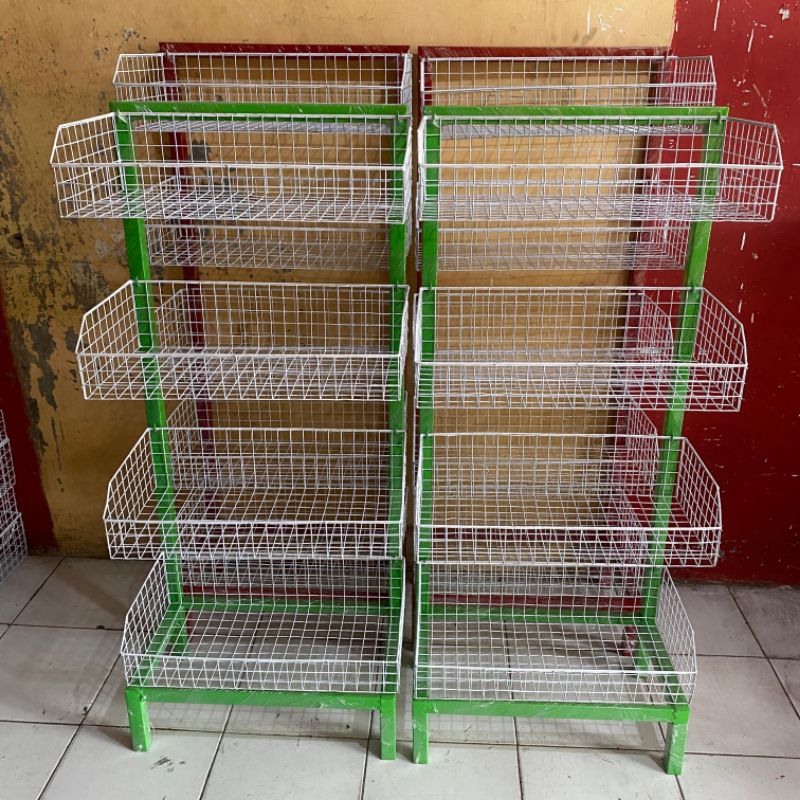 Rak ciki snack 4 susun minimalis