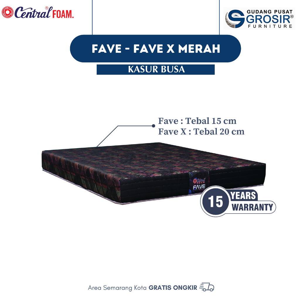 CENTRAL FOAM - Fave & Fave X - Kasur Busa