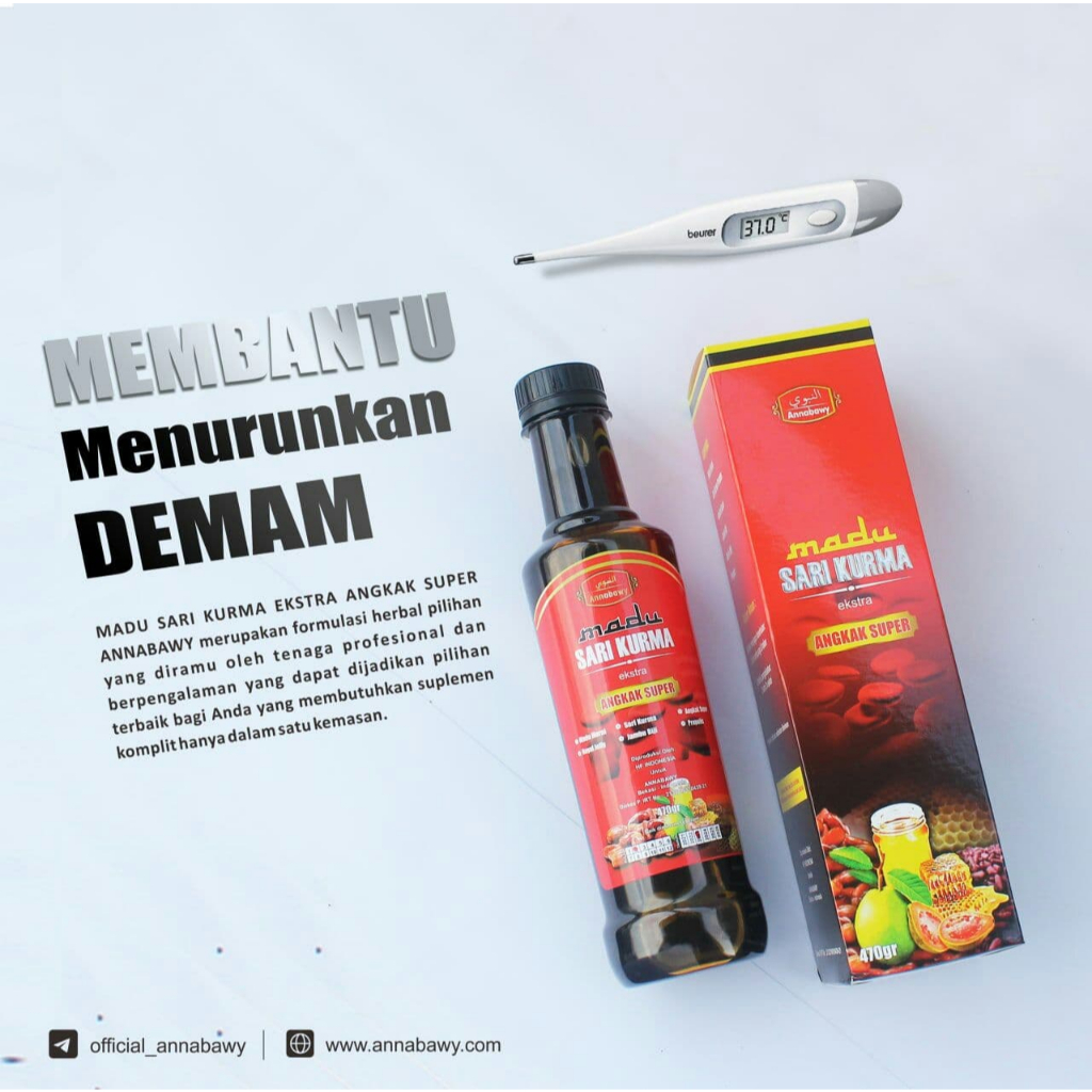 

Best Seller Terlaris !! Madu Sari Kurma Extra Angkak Super 470gr Pengobatan thypus dan DBD