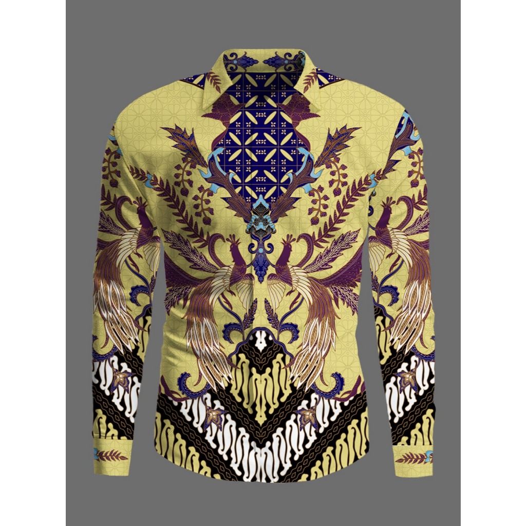 Kain Batik Tulis / Semi Tulis Batik / Pola Baju Batik - 5935