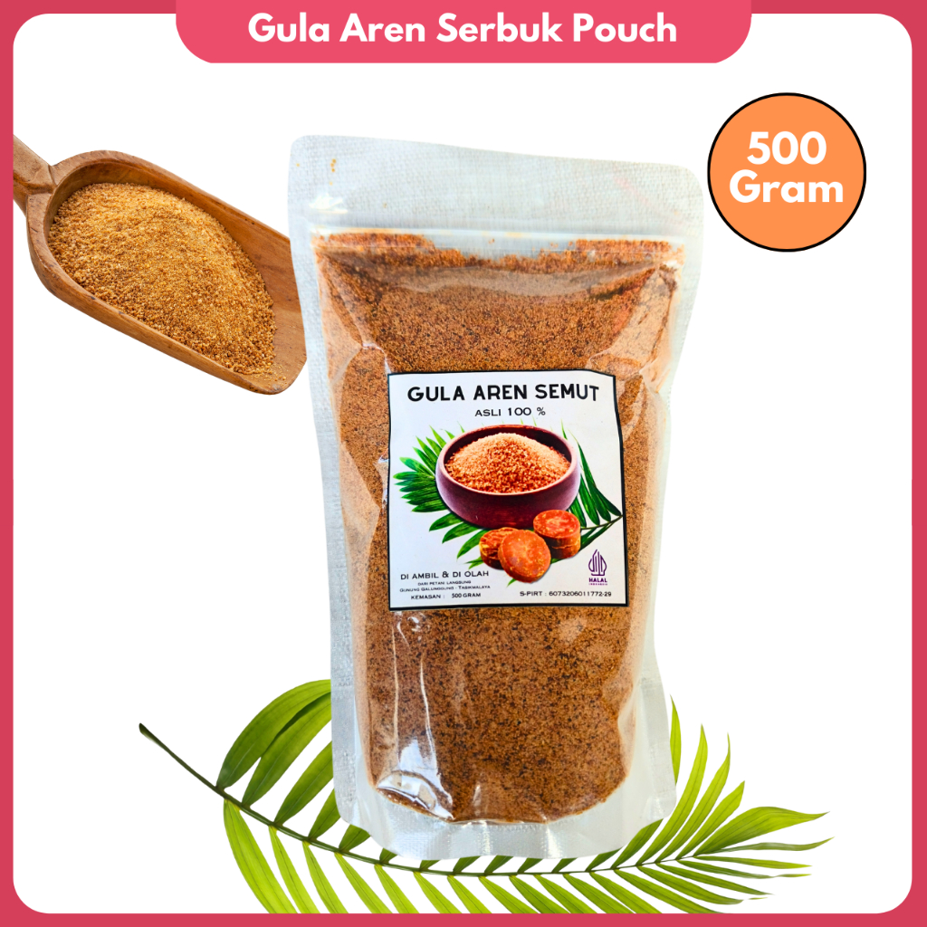 

Gula Aren Semut Nira Aren Bubuk Organik 500gr Gula Aren Bubuk Oganik PALM SUGAR Gula Semut Organik