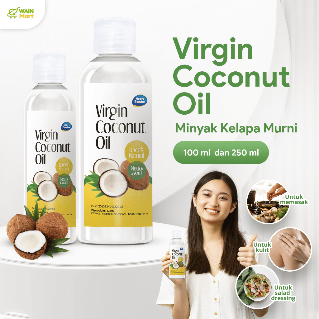 

Wainmart VCO Virgin Coconut Oil Minyak Kelapa