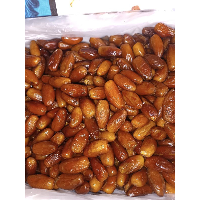

Kurma madu barari 1kg / kurma Tunisia 1kg / kurma tunisia muda 1kg / kurma barari (DEGLET NOUR DATES) / Palm sweet