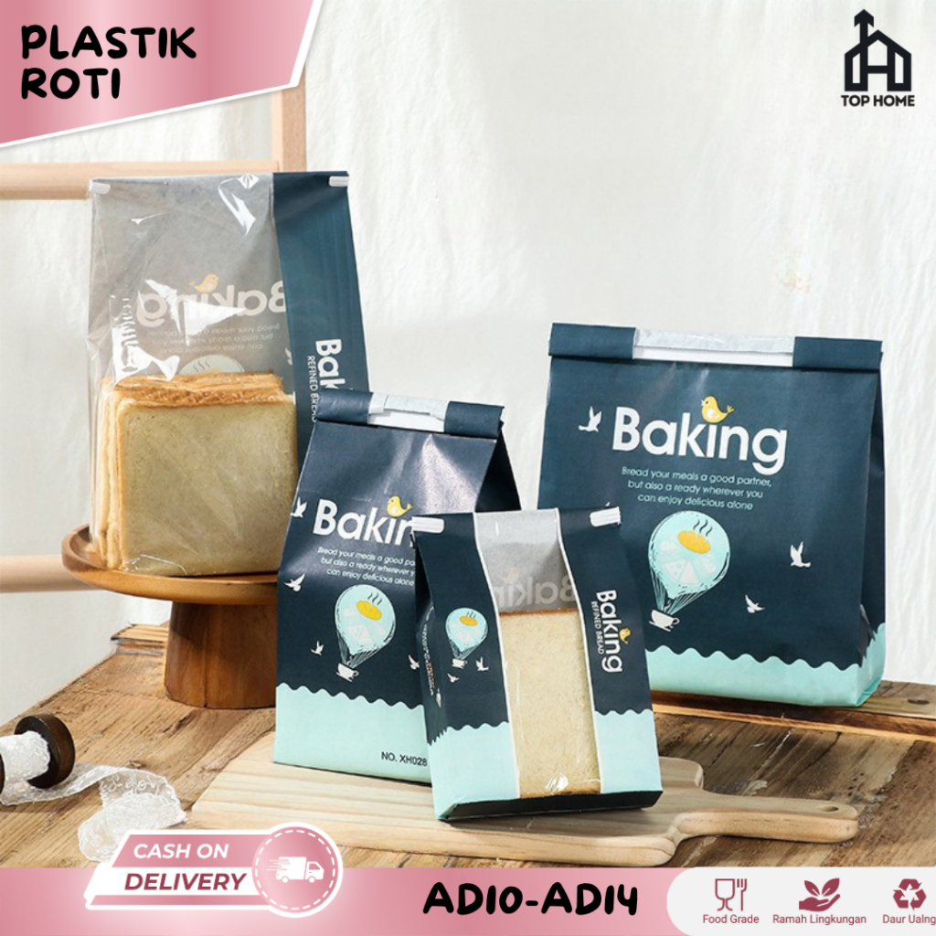 

Kantong Plastik Roti Tawar / Kantong Roti Tawar / Kemasan Roti Baking /Plastik Roti Tawar IAD10-AD14