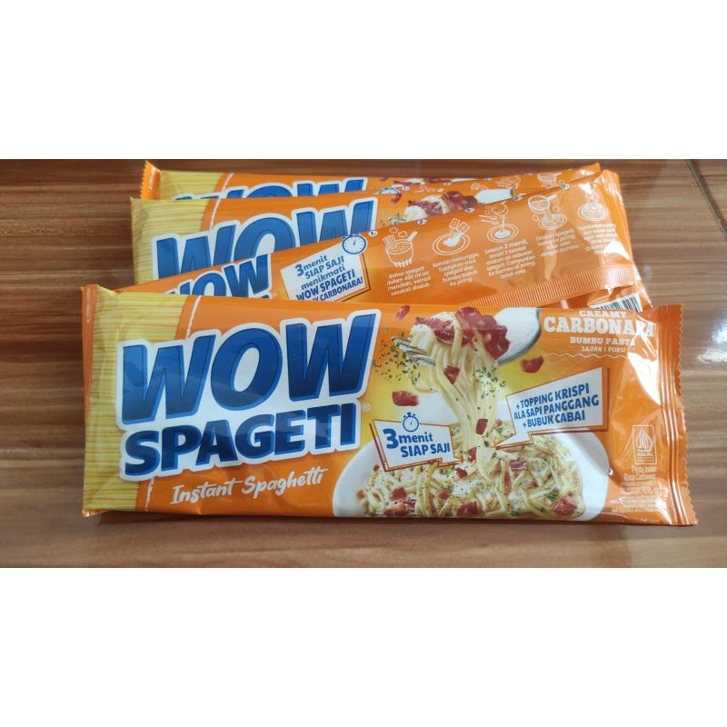 

Mie Wow Spagetti cream Carbonat
