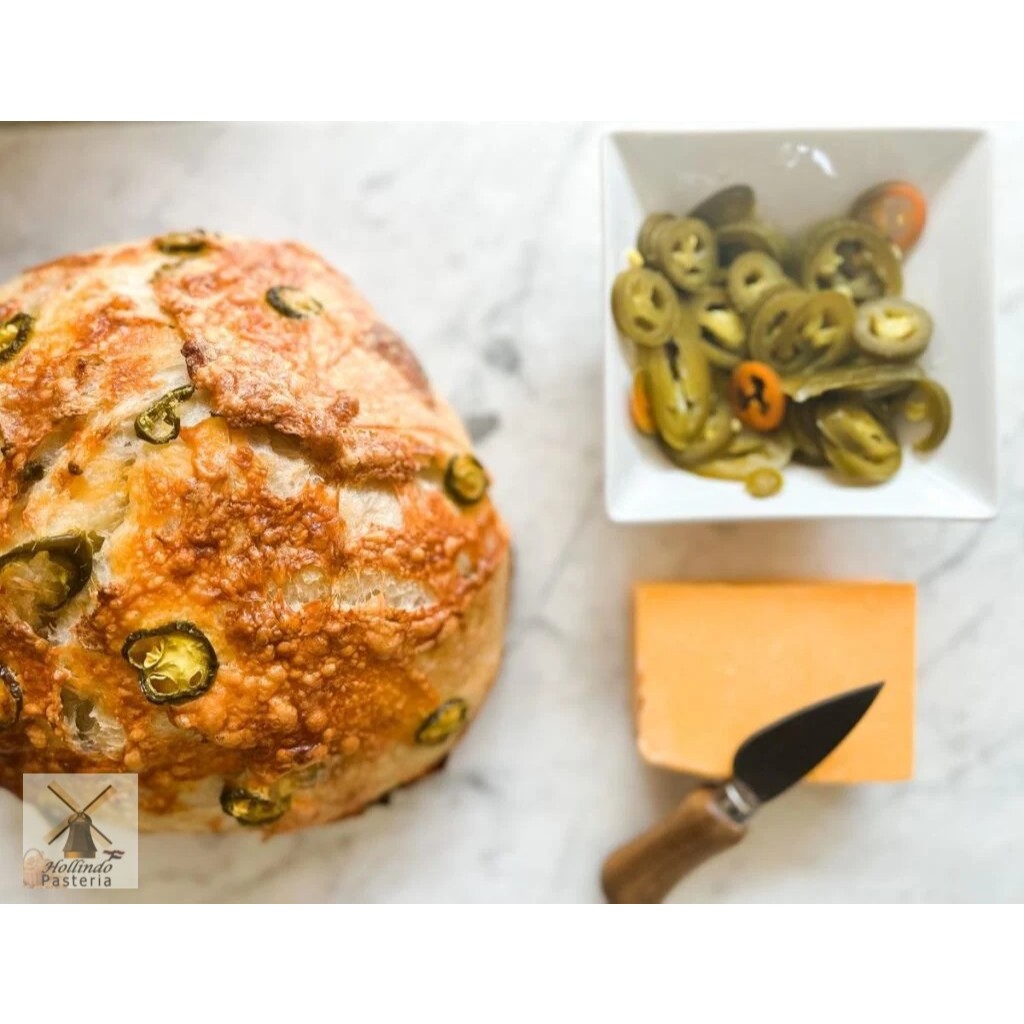 

Sourdough Jalapeno Cheesy Garlic Bread