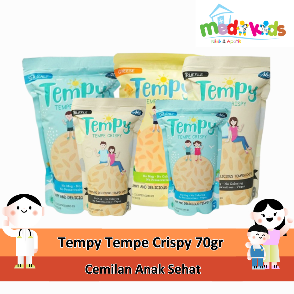 

Tempy Tempe Crispy 70gr Cemilan Anak Sehat