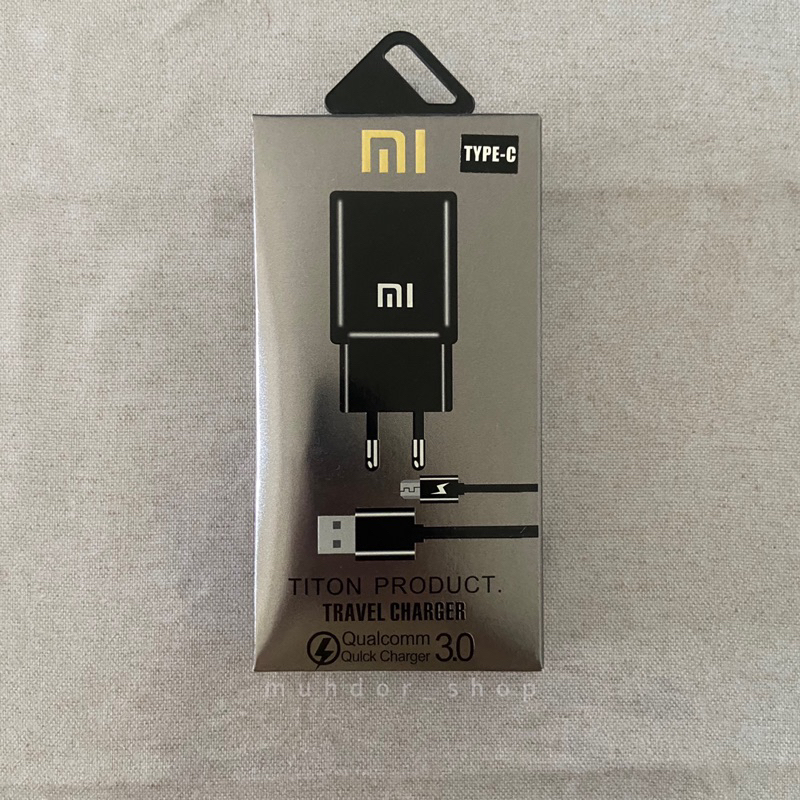 TC CHARGER TITON XIAOMI QUALCOM TYPE C
