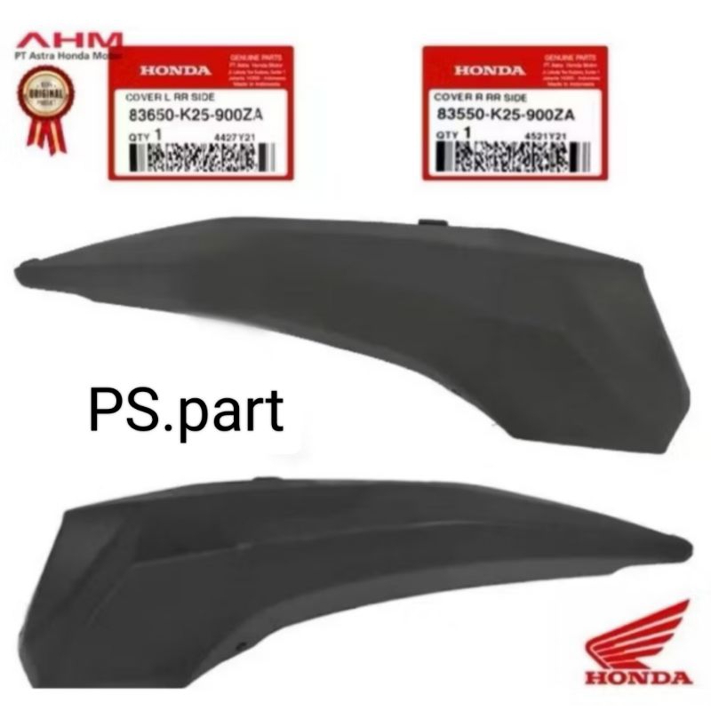 83550-K25-900ZA 83650-K25-900ZA Sambungan Cover Body Belakang Kanan Kiri Beat Fi K25 2012 - 2016