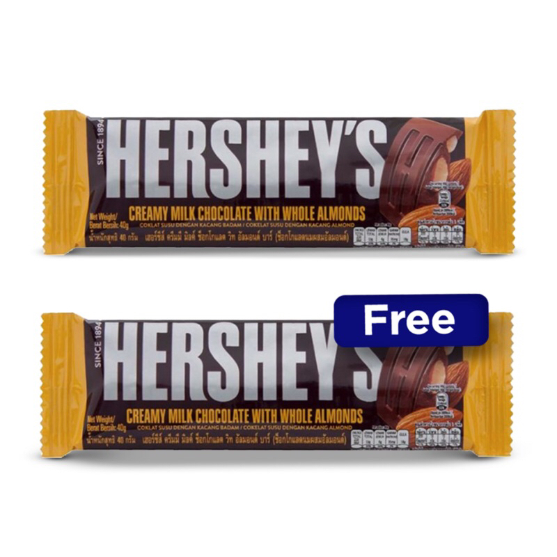 

B1G1 Hershey’s Hersheys Creamy Milk Chocolate Almond Cokelat