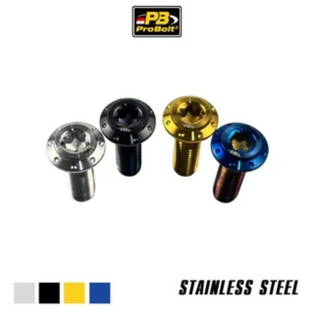 BAUT DICS CAKRAM BAUT PIRINGAN CAKRAM YAMAHA MIO MIO SPORTY MIO SOUL MIO J UNIVERSAL PRO-BOLT ORIGIN