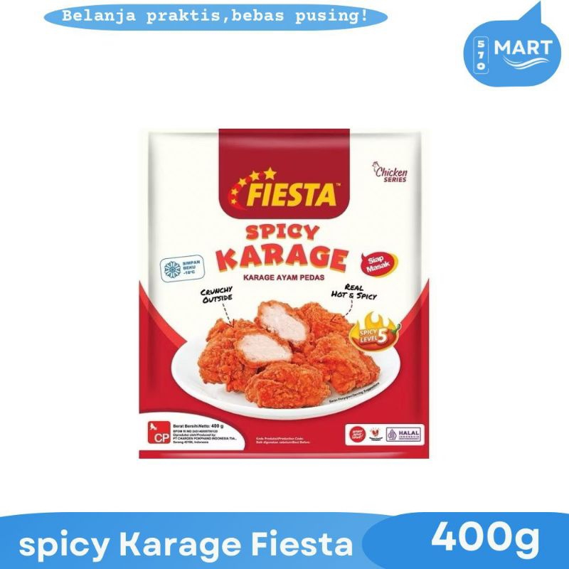 

Fiesta Spicy Karage Ayam Pedas 400gr