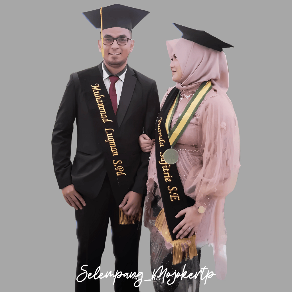 (1HARI JADI) SELEMPANG KALUNG BORDIR / RUMBAI LETAK BORDIR selempang wisuda ,selempang nama