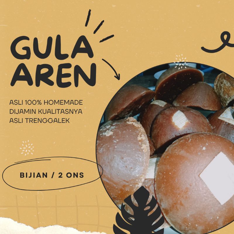 

GULA AREN ASLI 100% DERES SENDIRI HOMEMADE ALAMI ASLI TRENGGALEK