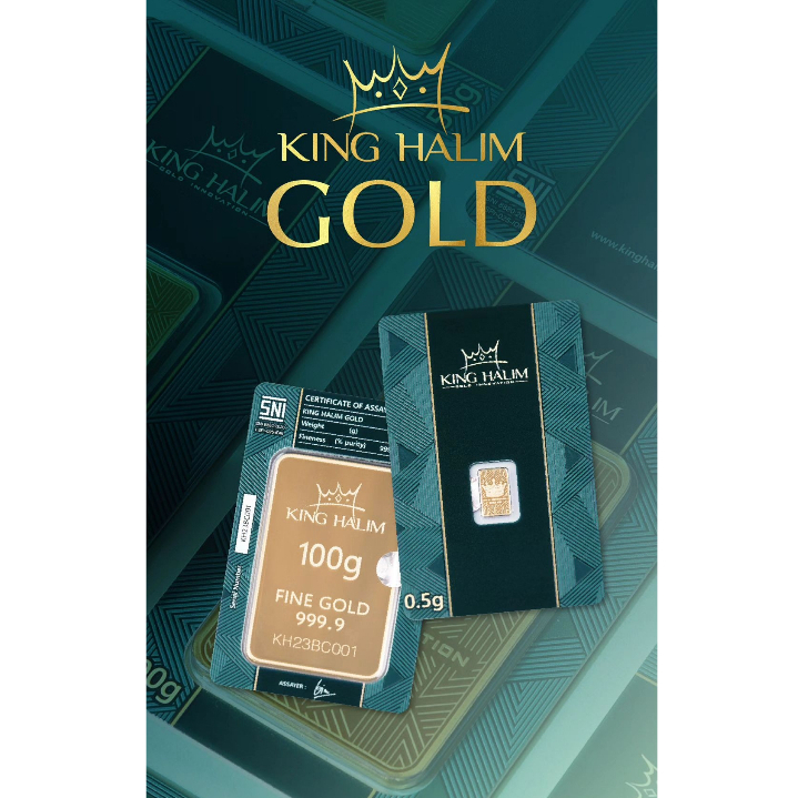 LOGAM MULIA EMAS KING HALIM CROWN 10GR - KING HALIM GOLD