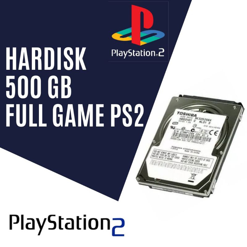 Hardisk Fullgame 500Gb Game Komplit PS 2