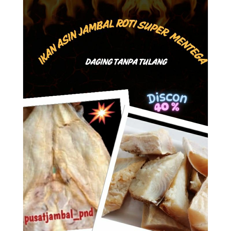 

Ikan Asin Jambal Roti Super Mentega Daging Tanpa Tulang