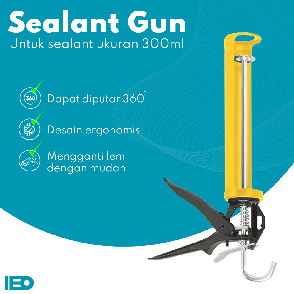 SEALANT GUN, SILICONE SEALANT GUN, SEALANT GUN 300 ML