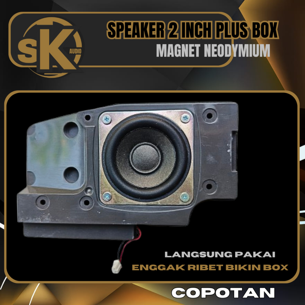 Speaker 2 Inch Plus Box Magnet Neodymium