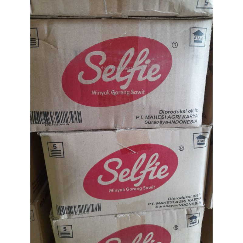 

Minyak goreng selfie 1L || Per karton