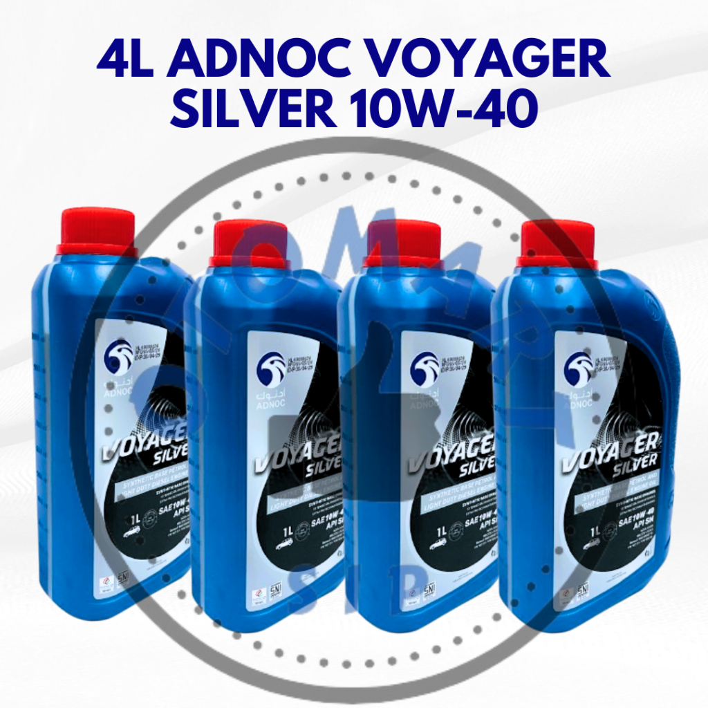 Oli Adnoc Voyager Silver 10W-40 API SN 4 Liter