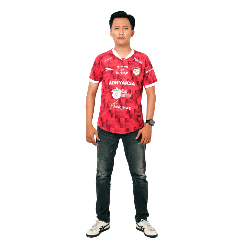 Jersey Official Adhyaksa FC Away Merah Player Issue Liga 2 tahun 2024/2025