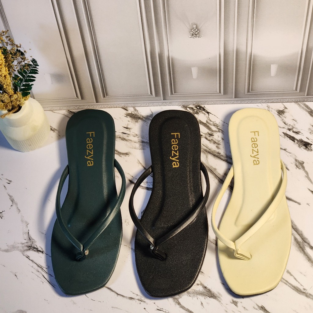 Faezya ~Sandal Teplek Wanita  Flip Flop  Simpel AR099