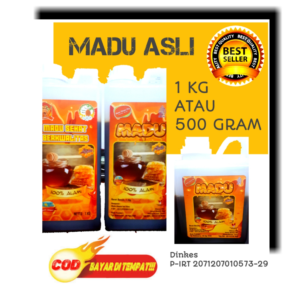 

Madu Original Bantu Promil Suami Istri 100% Asli Dengan Ijin BPOM dan Halal Kemasan 1Kg Herbal