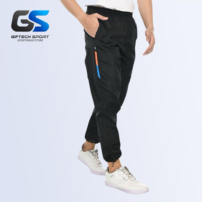 Celana Training Parasut Pria Wanita Waterproof