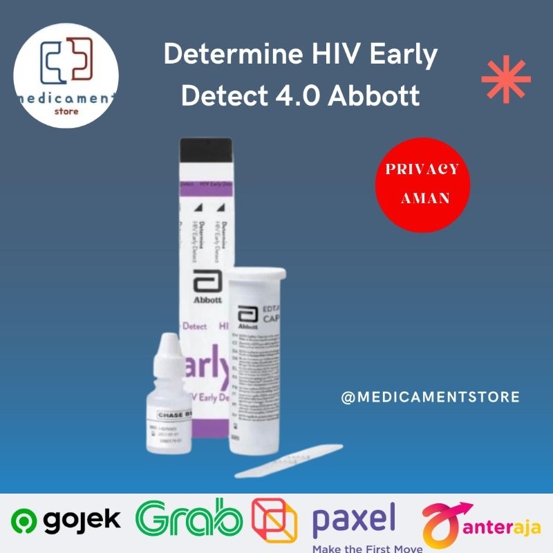 HIV Test Generasi 4.0 Abbott Determine Early Detect isi 20T