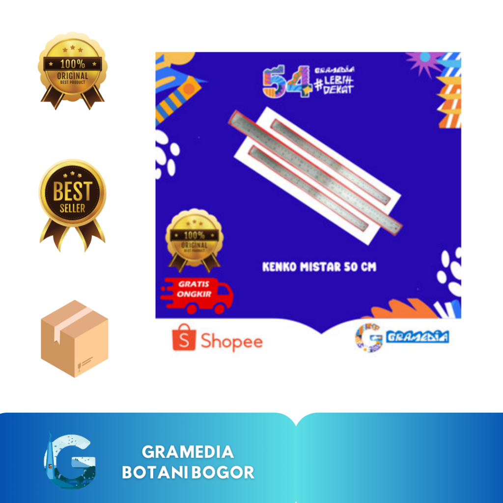 

Gramedia Bogor - Kenko Mistar 50 Cm