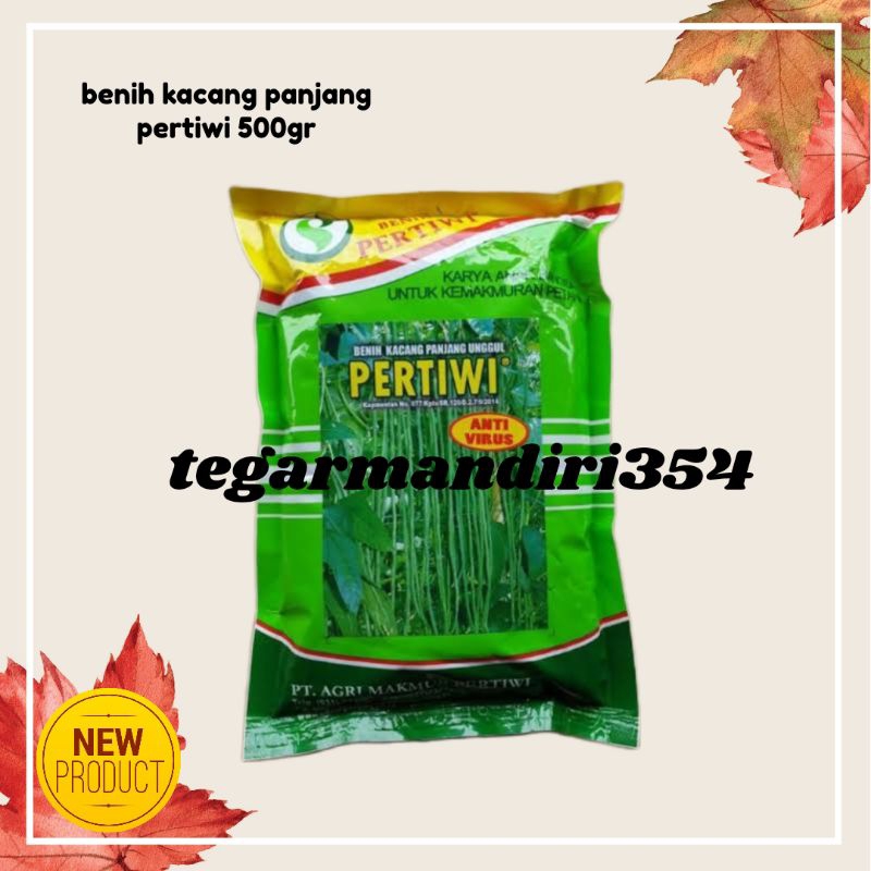 Benih kacang panjang pertiwi 500gram bibit kacang pertiwi 500gram