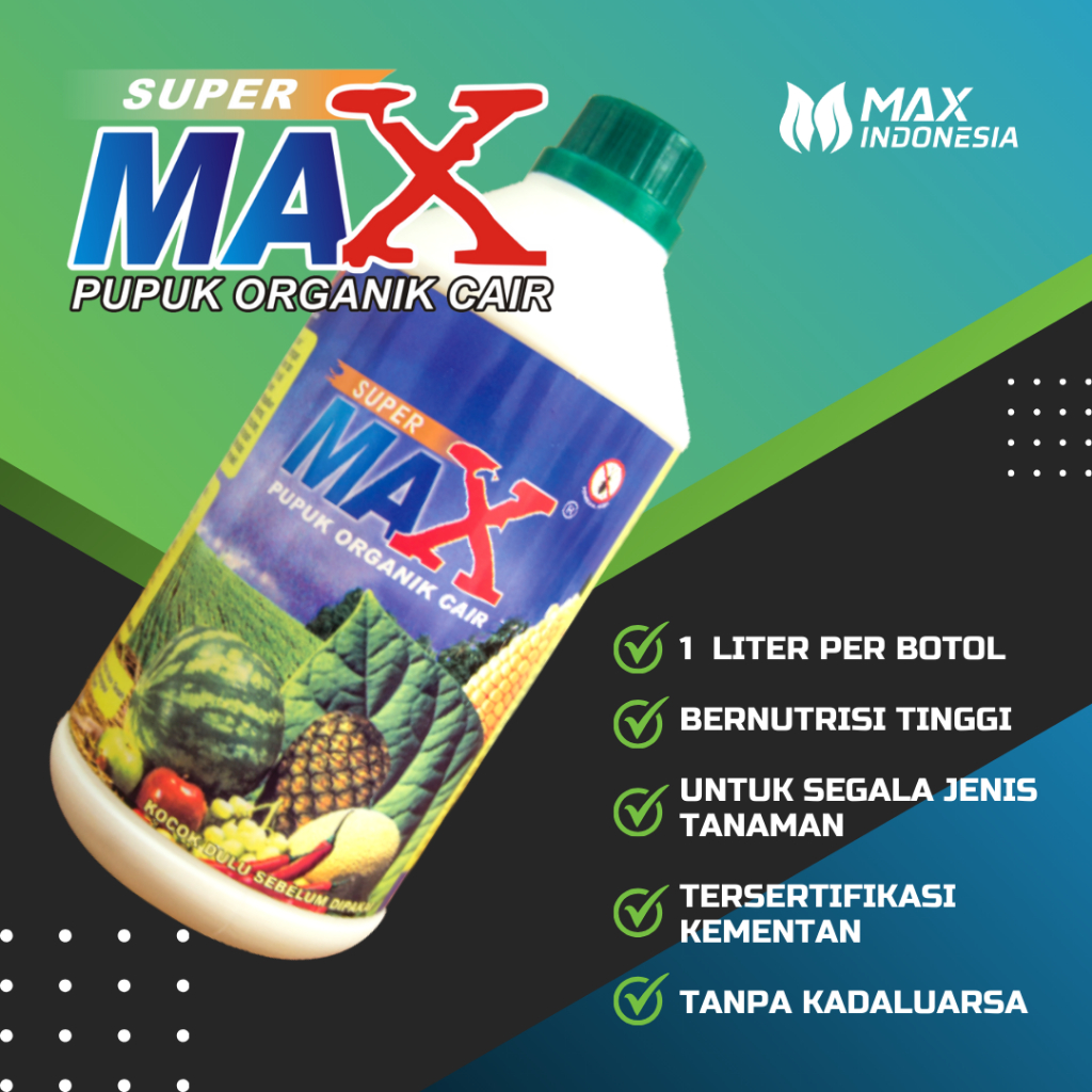 Pupuk Organik Cair SuperMAX 1 Liter
