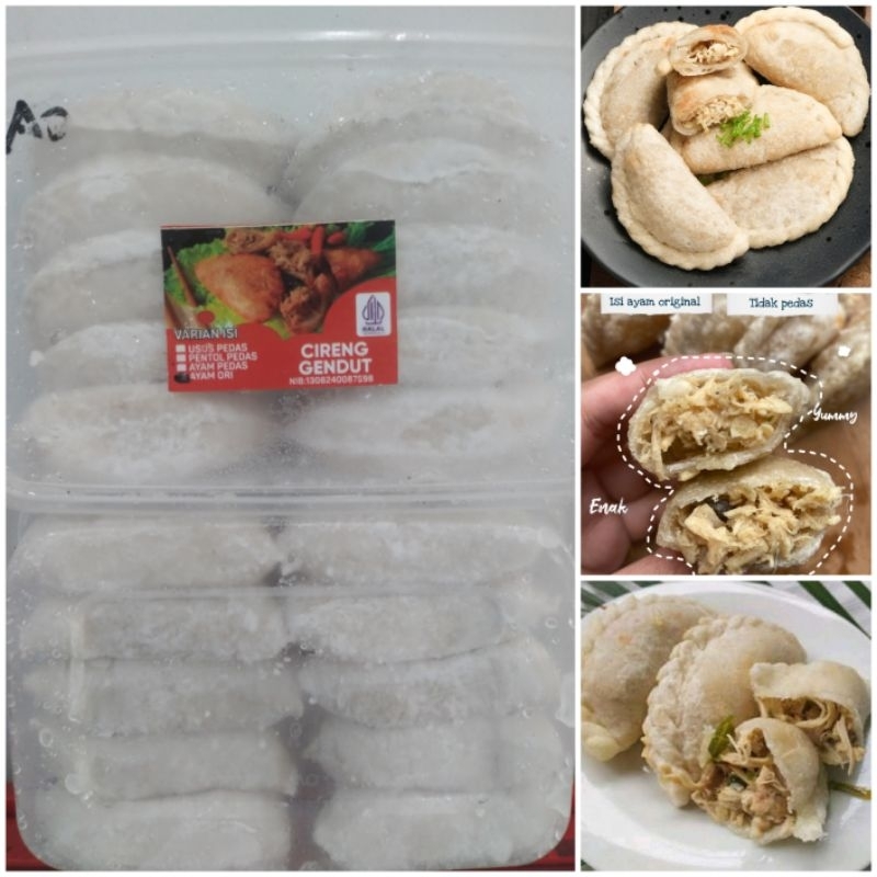 

Cireng Gendut isi Ayam Suwir Original Tidak Pedas / Cireng isi Frozen | isi 10 Biji