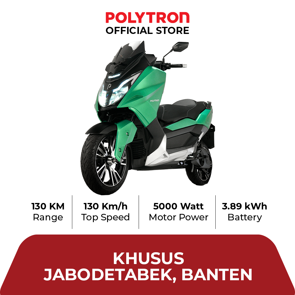 POLYTRON Fox 500 Sepeda Motor Listrik  - OTR Jabodetabek - Banten