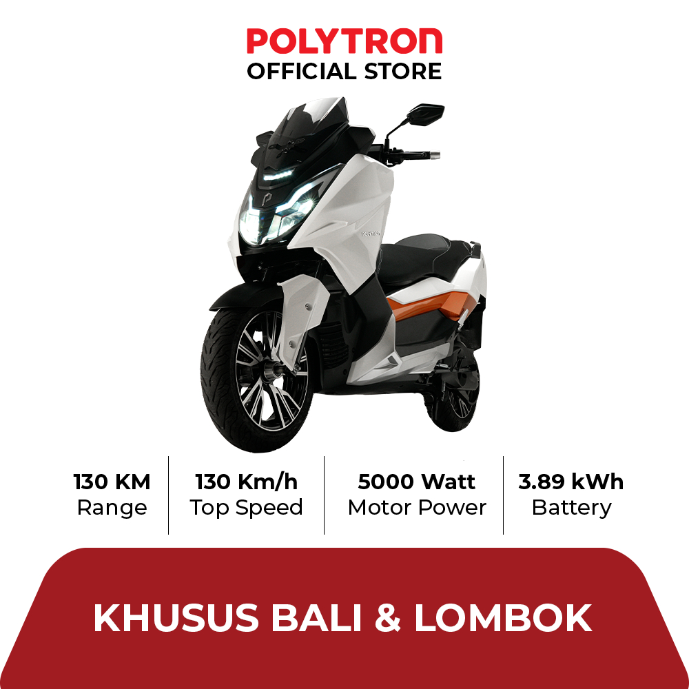 POLYTRON Fox 500 Sepeda Motor Listrik - OTR Bali & Lombok