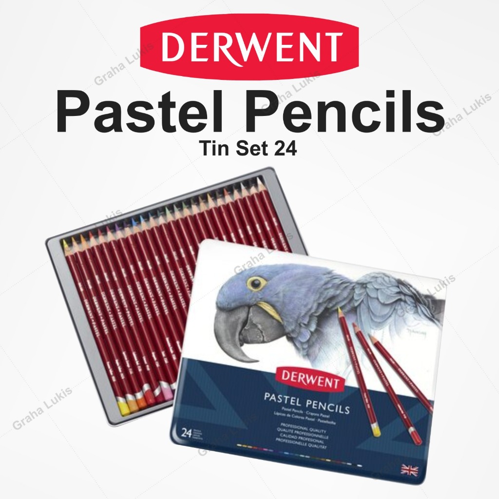

Derwent Pastel Pencils Colour Set 24 - Pensil Warna