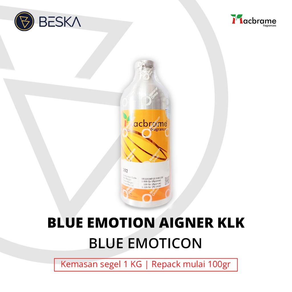 BLUE EMOTICON - MACBRAME |  REPACK BIBIT PARFUM MURNI
