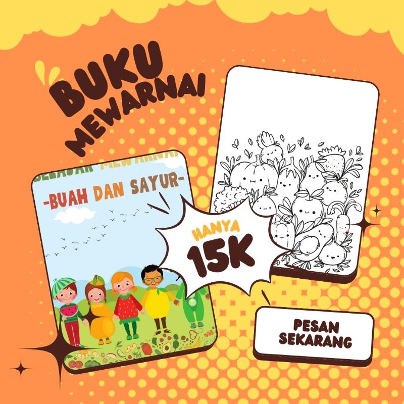 Buku mewarnai A4/Print ulang/Langsung mewarnai digital